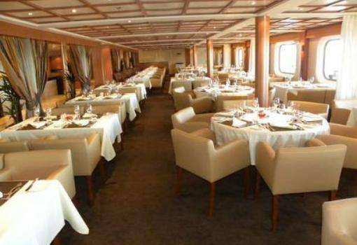 Otra vista del Buffet del Seabourn Sojourn